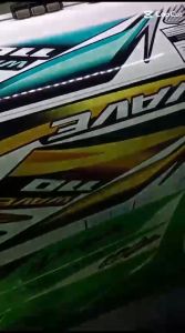 Stiker Striping Supra X 125 R-CW-SW 2007-2013 Grafis Variasi 008