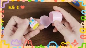 6PCS Egg Claw Machine For Kids Christmas Elements Animal Surprise Eggs Mini Kawaii Stress Relief Party Favors For Kids Birthday Gift Fillers Easter Eggs In A Fun Gift Box