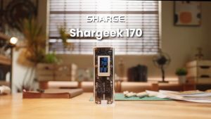 Shargeek/Sharge Cyber Prism 24000mAh 170W Power Bank PD3.1 Fast Charging Powerbank with Display 86.4Wh Airline-Safe USB-C*2 USB-A for iPhone 15 iOS Android Mobile Phone Laptop Macbook Drone Studio Lighting