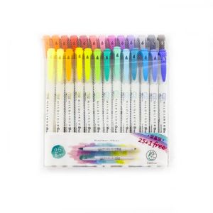 Japan WFT8 5/15/25color Set Soft Art Brush Marker Pen Double-headed High Marker Pen Painting Marker Supplies Stationery 热销新款 品质保证