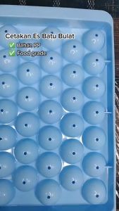 Cetakan Es Batu Bulat Jumbo 38 Sekat Premium Food Grade BPA Free Pencetak Es Bulet Besar