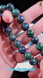 Graduation Grade Blue Chrysocolla Bracelet