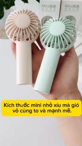 Quạt cầm tay mini 3 tốc độ bảo hành 12 tháng chính hãng CREEN