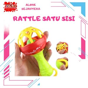 ALONK.S Mainan Kerincingan Bayi / teether rattle stick/mainan gigitan bayi BPA FREE