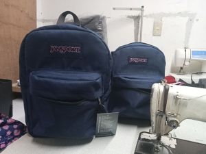 JANSPORT BACKPACK/NAVY BLUE/SUPERBREAK/WITH LAPTOP COMPARTMENT E