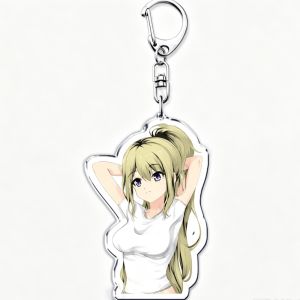 Bandai | for Popular Game Class of 09 Peripheral Jecka Kylar Kelly Karen Nicole Acrylic Keychain Q Version Backpack Pendant Cute Gift