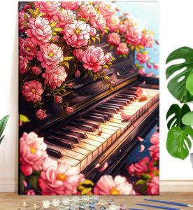Tranh Tô Màu Acrylic Theo Số Trên Vải - Nghệ Thuật Kỹ Thuật Số Dành Cho Người Lớn - Tranh Vẽ Hình Người Thiết Kế Trừu Tượng
