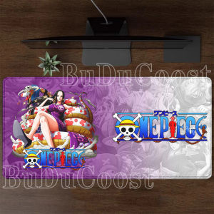 Bandai | Anime One Piece Luffy Roronoa Zoro Gaming XXL Mouse Pad HD Printing Mousepad PC Keyboard Overlock Non-Slip Base Office Desk Mat