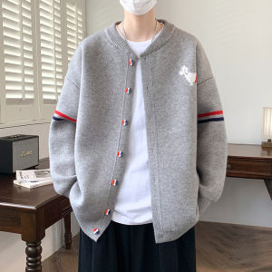Kawadu | Mens Autumn Winter Sweater Casual Fashionable Korean Style Open Cardigan