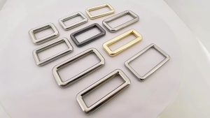 Set 2 cái khoen chữ nhật kim loại khoen vuông cao cấp không gỉ dùng cho túi xách balo 32mm