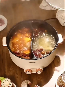 【COD】Kalinga 7L Yin Yang Electric Two Flavor Hot Pot Fast Boil In 3.5 Mins Dual Separate Temperature Control Non-Stick Electric Cooker 2000W Fast Heating For Family Home Party Gathering Household Use