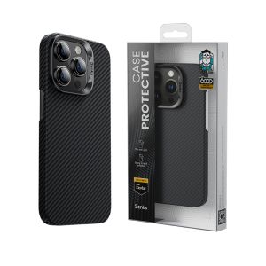 Benks MagClap ArmorAir Case Made of Kevlar® [600D] for iPhone 16 15 14 Pro Max Minimalist Ultra-Slim Magnetic Cover MagSafe Compatible