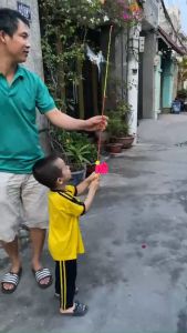Diều cần câu cho bé chơi ngoài trời hoạ tiết nhiều hình dễ thương đồ chơi công viên cho bé