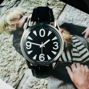 Mens Mechanical Watch for Shanghai 8120 Manual Movement 38mm Vintage 3D Acrylic Crystal