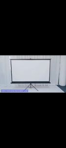 JF Indonesia Layar Proyektor dengan Screen Projektor 72 inch 4:3 Layar proyektor gantung dan berdiri