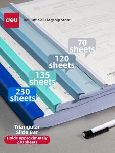 deli | Transparent File Folder Large Capacity