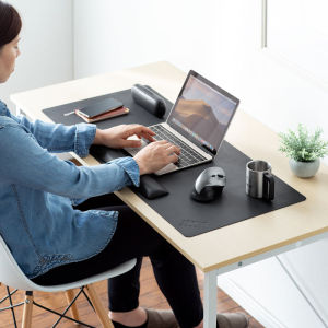 Sanwa Supply | Large Leather Waterproof Desk Mat Pad