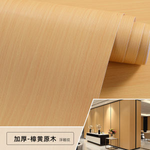 Thickened Wood Grain Sticker Furniture Desktop Renovation Self Adhesive Boeing Soft Film Wood Door Cabinet Skin Waterproof Wall Paper