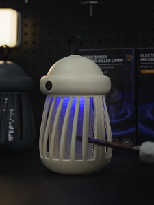 WildPioneer Mosquito Killer Lamp USB Rechargeable Electric Shock Light Perangkap Nyamuk Portable Camping