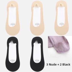 Extra Large Size Boat Socks Womens 40-44 Summer Invisible Ultra-Thin Anti-Loss Breathable Short Socks Big Foot 43 Invisible Socks