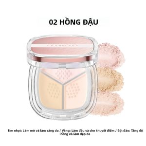 Phấn Phủ Lì Dạng Bột Kiềm Dầu Lâu Trôi Cỡ Lớn Cho Làn Da Mịn Màng Không Bóng Nhờn Của O.TWO.O