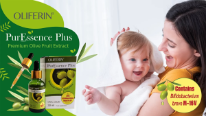 Oliferin PurEssence Plus Oral Liquid 30ml with Olive & Bifidobacterium Breve for Skin Allergies | Immunity