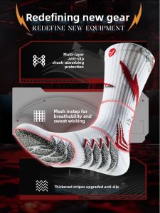 Veidoorn | Professional Basketball Socks Thickened Anti-slip Towel Bottom Running Training Socks