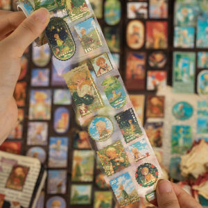 60mm * 2m Cartoon Characters Die Cutting Tapes DIY Handmade Material Scrapbooking Stickers Decoration Aesthetics Stationery