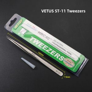 VETUS | Ultra-hard Precision Anti-static Curved Fine-tip Tweezers