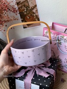 Home Decor Ceramic Fruit Basket