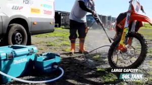 MAKITA เครื่องฉีดน้ำปรับความแรงบาร์ได้ 100-400 บาร์ ( ปรับระดับฉีดเบา ฉีดแรงได้หมด ) มีระบบกันไฟดูดในตัวเครื่อง ถูกดี