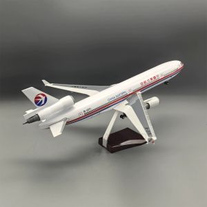 MD11 47cm Airplane Model China Eastern MD-11 aircraft model kids toys for boys With LED Light & Stand Souvenir Plane Toy