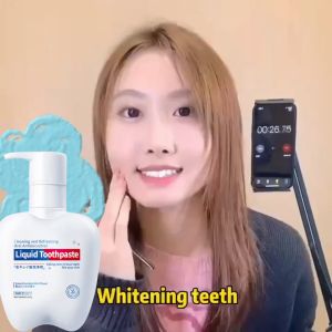 Family Edition Large Capacity Probiotics Yellow Stain Removal Oral Bacteria Whitening Toothpaste Reduce Bad Breath Brighten Teeth For Men & Women 家庭版大容量益生菌去黄牙渍口腔牙菌美白牙膏200g