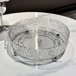Elegant Fruit and Nuts Tray Rotatable