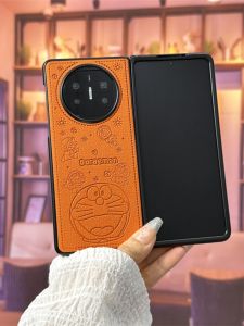 Premium Vegan Leather Foldable Phone Case Ultra-thin Full Coverage Drop-proof