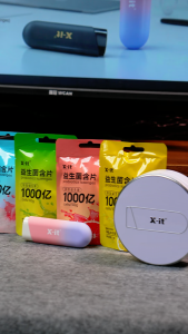 X it Sugar-Free Mint-Flavored Breath-Freshening Probiotic Lozenges breath-freshening candies and gum snacks for bad breath relief