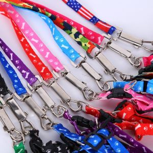 Pet Leash Dog Leash Cat Leash Adjustable Puppy Leash Nylon Dog Leash And Collar Cat Leash