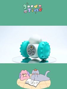 Interactive Pet Toy Food Automatic Dispenser Play Training Snacks IQ Ball Suitable for Dogs and Cats Shaking Leaking Food Slow Food Feeder Toy Pet Supplies