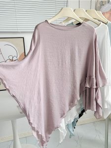 เสื้อคลุมกันแดดโปร่งสบาย ๆ สำหรับผู้หญิงในช่วงฤดูร้อน เสื้อเชิ้ตแขนยาวคลุมไหล่แบบลำลอง ทรงหลวม สไตล์ทำงาน