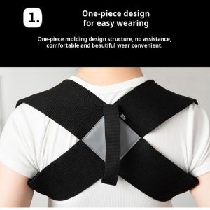 Adjustable Posture Corrector for Humpback and Neck Tilt - Enhances Back Appearance for Adults and Teenagers