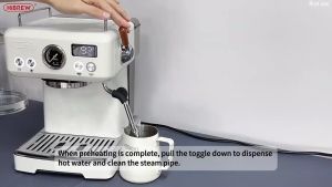 Máy pha cà phê Espresso chuyên nghiệp HiBREW H10 Plus Thương hiệu Mỹ Công suất 1230W Áp suất 20 bar - Hàng Nhập Khẩu