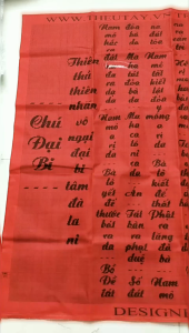 Tranh gắn đá đính kín toàn bộ Chú Đại Bi-Đại Bi thầƞ Chú