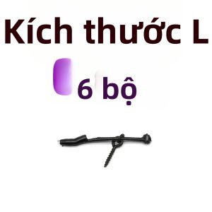 Ốc Vít Câu Cá Chép Topranc Với Bộ Phận Giữ Mồi Hair Rig Đầu Nối Giữ Mồi Boilie Phụ Kiện Câu Cá Chép Bằng Chất Liệu ABS+Thép