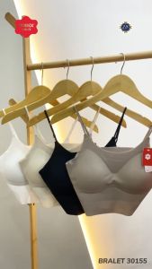 Sorex Bralette Tanktop Crop Seamelss Cup B Busa Tanpa Kawat Tank Top 30155