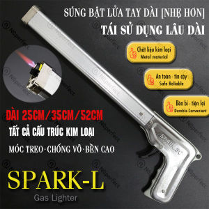 Phụ kiện / Đánh lửa bếp ga SPARK-L siêu bền tiện lợi & an toàn dài 25cm / 35cm / 52cm - bằng kim loại thép không gỉ