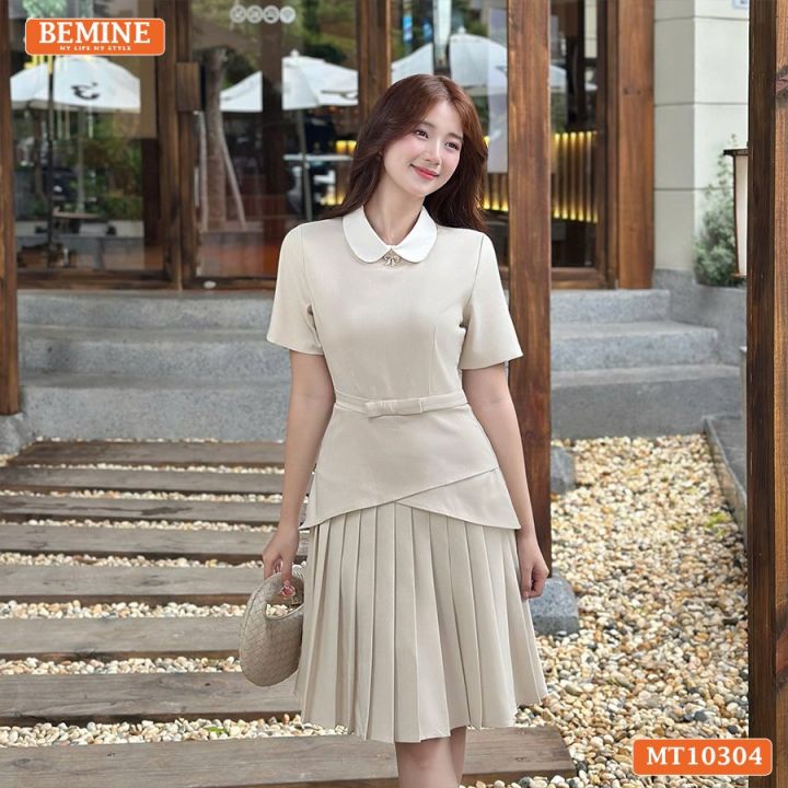 [DUY NHẤT 25-29.01 - VOUCHER 40K]Đầm thiết kế BEMINE cổ sen vạt kiểu ...