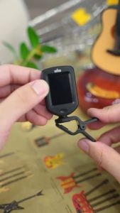 RIXTON Rotatable Clip-on Tuner LCD Display for Chromatic Guitar Bass Ukulele Violin(Rixton Guitar Tuner)
