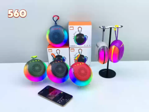 ลำโพงบลูทูธ5W รุ่น JC-560 เสียงดีพกพาง่าย รองรับAUX TF USB IPX6 ลำโพงแบบพกพา RGBไฟ Bluetooth Speaker
