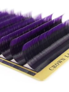 CrownLash Gradient Color Eyelashes Single Piece Blooming Fusion Durable False Eyelashes for Any Skin Type Beauty Tools