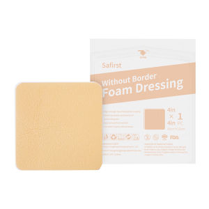 1PCS 10cmx10cm Foam Non-Adhesive Dressing Wound Dressing Sterile Bedsore Healing Pad Patch Wound Care